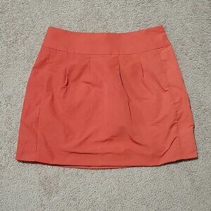 BCBG MaxAzria Burnt Orange Bubble Skirt Size  0